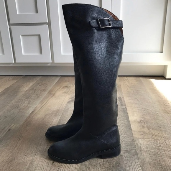 Franco sarto black riding boots size 5 - Picture 4 of 7